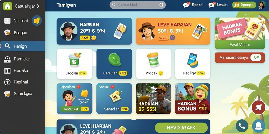 Tampilan antarmuka yang menarik dan user-friendly.