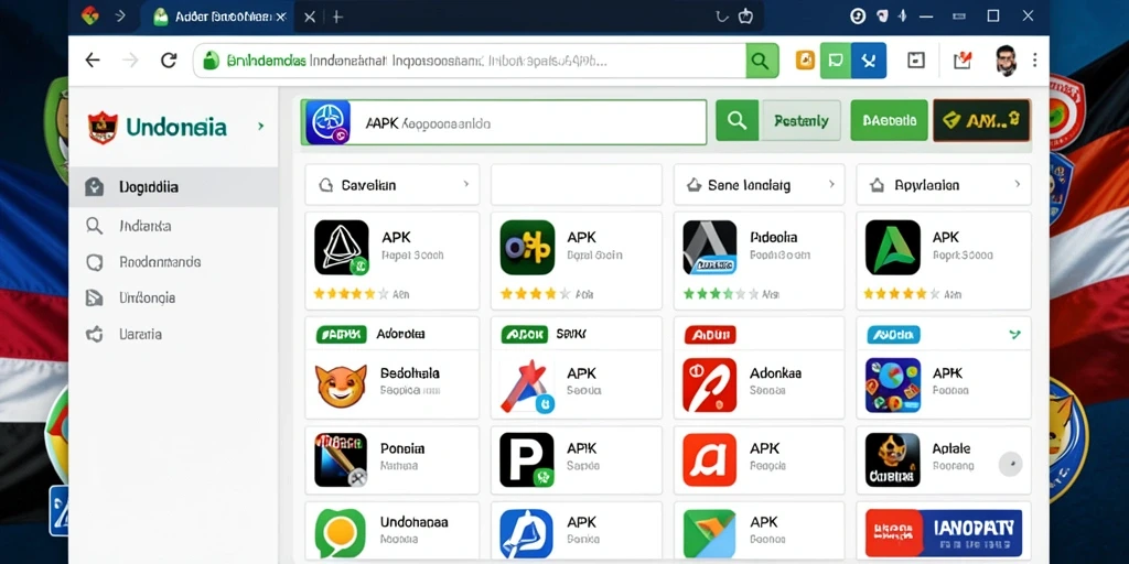 Tampilan awal aplikasi dengan grafis yang memukau.